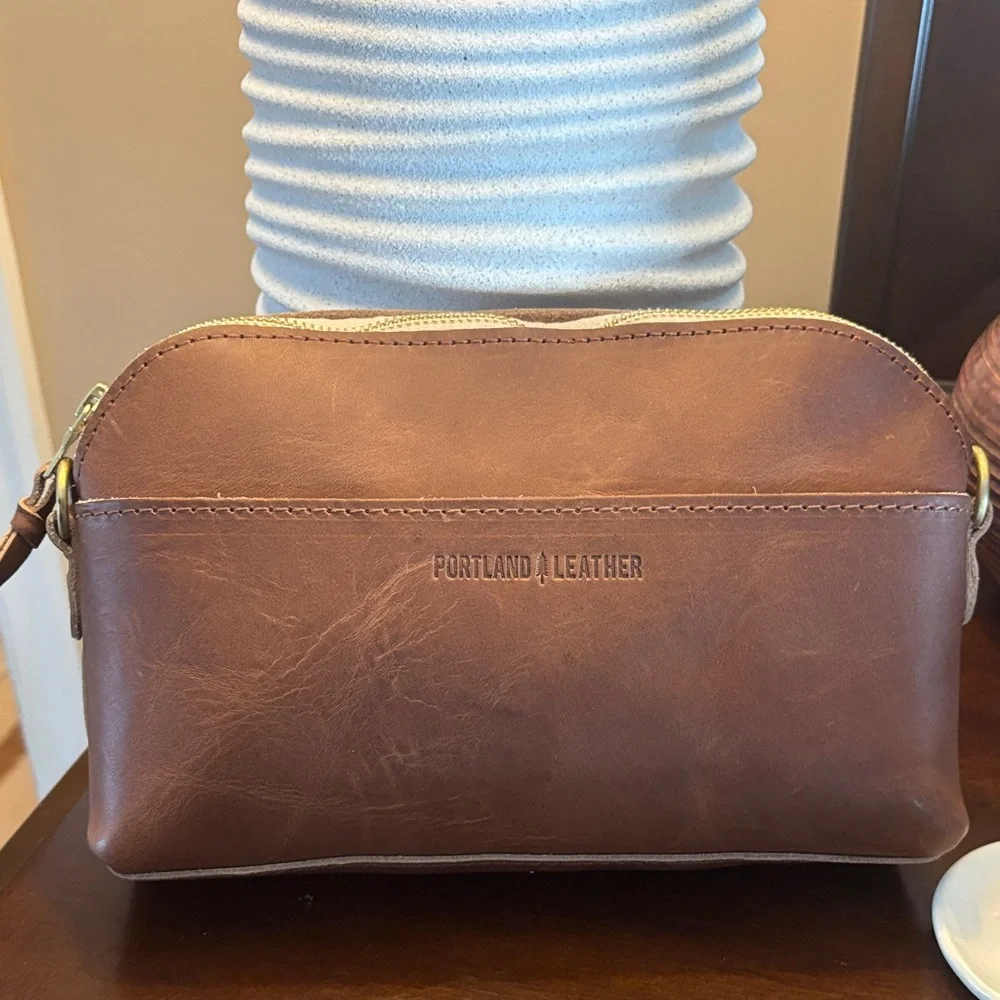 Portland Leather Crossbody bag/clutch - Picture 1 of 3